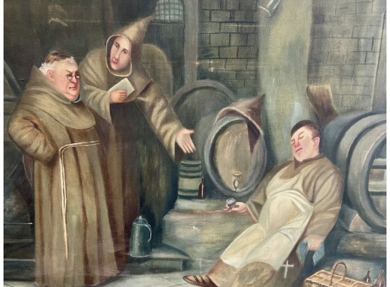 Friar Original Oil Painting