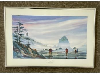 Watercolor Print - 'Morning Mist' John Ebner