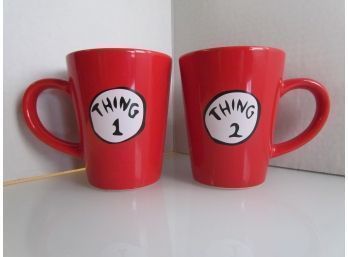 Dr. Seuss Thing 1 Thing 2 Mugs