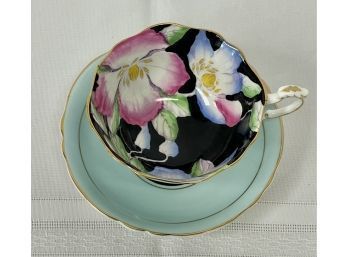 Paragon Fine Bone China - Light Blue Teacup & Saucer