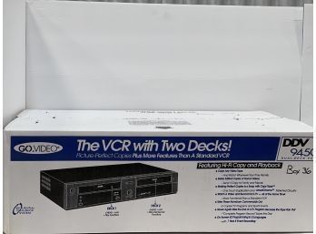 VCR W/2Decks By Go Video