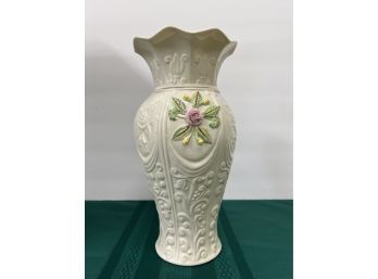 Belleek Romantic Rose Vase