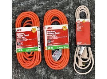 3 Ace Outdoor Power Cords