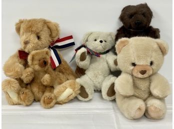 Lot Of 5: Stuffed Toy Bears