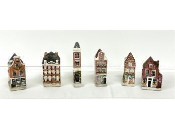 Set Of 6 Holland Houses By Wonderworld