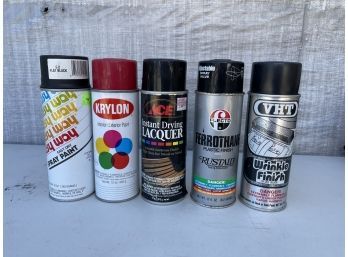 Lot Of Vintage Spray Paint