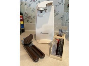 Toastmaster Electric Opener, Food Scale And Hand Opener