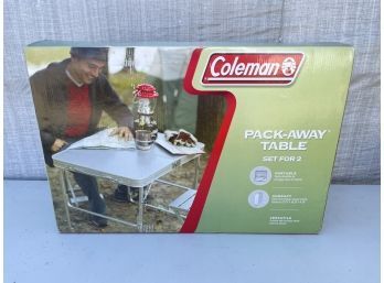 Coleman Packaway Table For 2