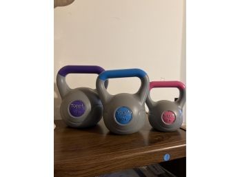 Tone Fitness Set Of  3, 5lbs, 10lbs, 15lbs