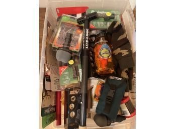 Lot Of Survival Items And Animal Calls