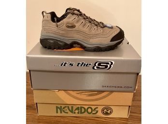 Two Pairs Of Mens Hiking Shoes Size 11