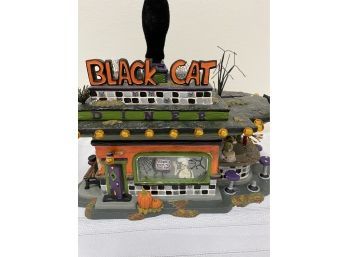 Dept 56 - Black Cat Diner- Halloween