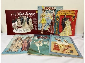 Paper Doll Book Lot