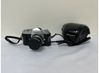 Nikkormat Camera, Lenses, Flash, Darkroom Timer, Train Case