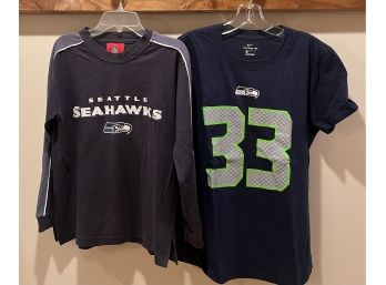 2 Seattle Seahawk Nfl Shirts-medium