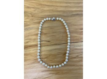 Ciner Faux Pearl Necklace