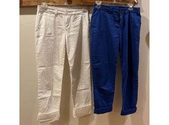 2 Pair Of Khakis By Gap Size 00 'Broken-in Straight'