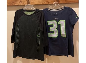2 Seattle Seahawk Shirts #31Chancellor  & A Nike Dry Fit-small