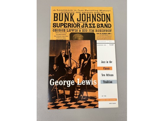 Two Jazz Albums George Lewis Bunk Johnson