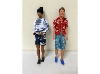 Two Barbie Ken Dolls