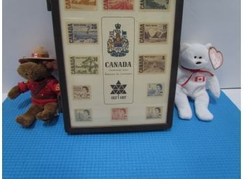 Canadian Centenial Stationary/Postage Holder 1867-1967