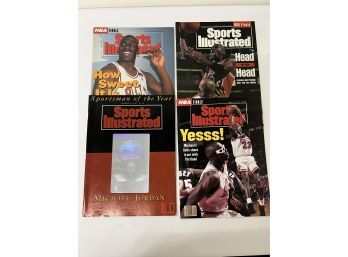 Four Michael Jordan Sports Illustrated