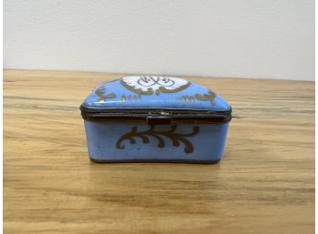 Vintage Trinket Box Hand Painted