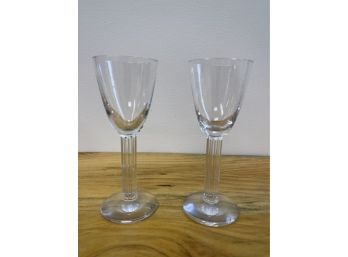 Baccarat Lyra Pair Of Goblets