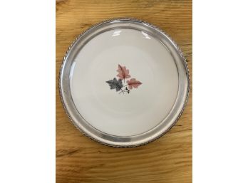 Lenox Trio Large Plate With Sterling Boarder