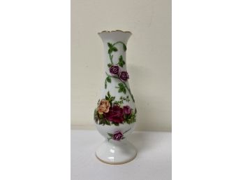 Royal Albert 'Old Country Rose' Bud Vase 6.5' Tall