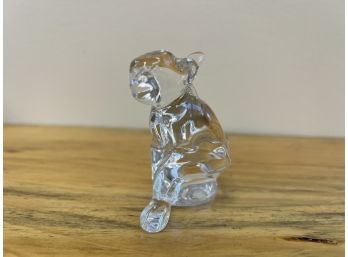 Baccarat Monkey Crystal Figurine