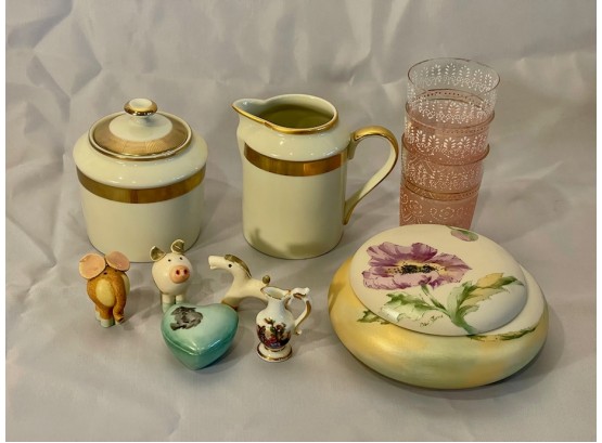 Lot Of Misc Ceramics And Porcelain Fitz And Floyd