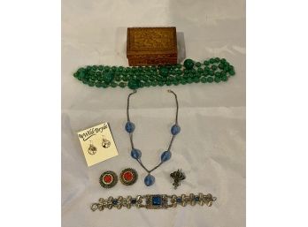 Vintage Lot Of Costume Jewelry