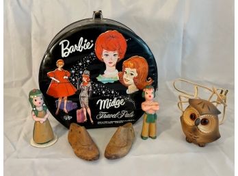 Barbie Case Owl Lamp And Native American Candles