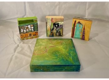 Lot Of 4 Local Artist Paintings