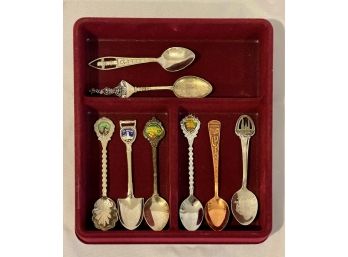 Lot Of Souvenir Spoons