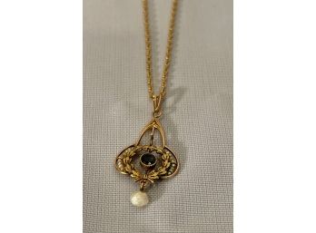 14k Antique Gold Necklace