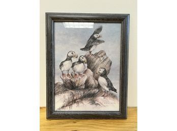 Doug Lindstrand Puffin Signed Print
