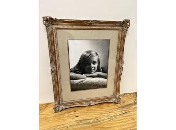 Vintage Frame With Photograph Of Girl