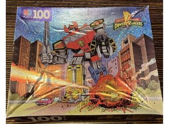 100 Piece Milton Bradley 'power Ranger Puzzle'