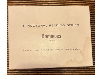Vintage 1964 By L W Singer Co Inc, 'Dominoes' Structural Reading Series