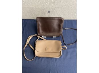 Pair Of Leather Purses