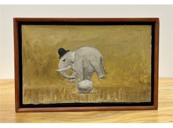 Victor Sandblom Oil On Panel 'On The Ball' Rover Gallery