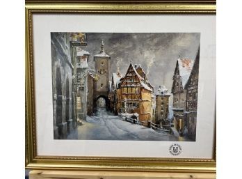 'In The Romantic Town Of Rothenburg Ob Der Tauber, Germany' - Print, By Karsten Topelmann