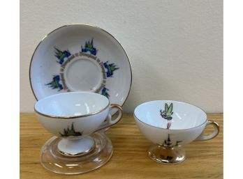 Disney Cup & Saucer And Extra Cup