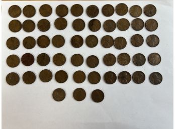 53  - Mixed Early Wheat Pennies 1923-1940