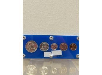 1959 Uncirculated Coins 50 Cent, Quarter, Dime, Nickel & Penny