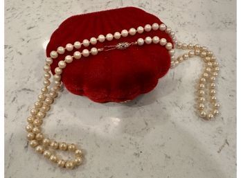 Faux Strand Of Pearls