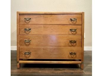Hickory Manufacturing Co. 4 Drawer Dresser ~ Brass Accents