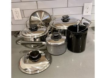 Grouping Of Kitchen Items, Pots